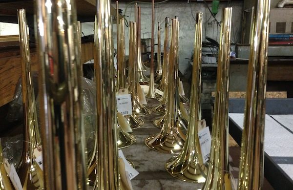 Forrest of trombone bells