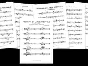 Trombone lesson: large intervals