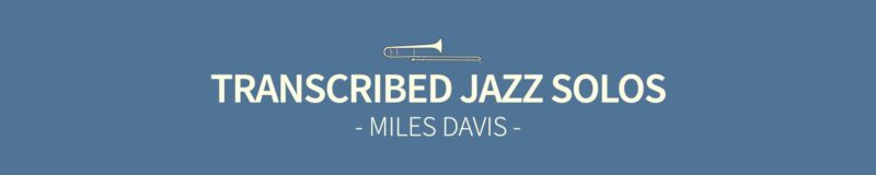 Solar Miles Davis solo