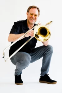 Anders Larson, trombone player and founder of DigitalTrombone
