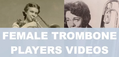 Famous female trombone players videos